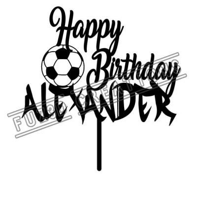 Happy Birthday - Soccer Theme
