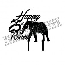 Happy Birthday - Elephant Theme