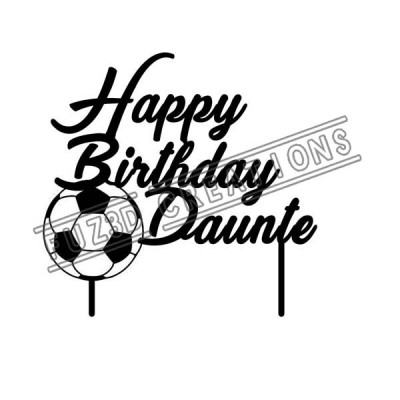Happy Birthday - Soccer Theme
