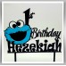 Happy Birthday - Colour Cookie Monster Theme