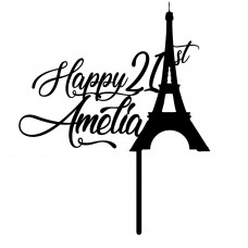 Happy Birthday - Eiffel Tower Theme