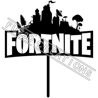 Fortnite Logo Topper