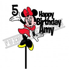 Happy Birthday - Colour Minnie Mouse Theme