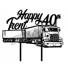 Happy Birthday - Truck Theme