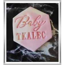 Cookie Stamp - Baby & Name