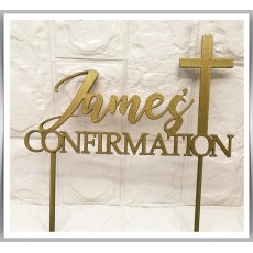 Confirmation with Solid Cross